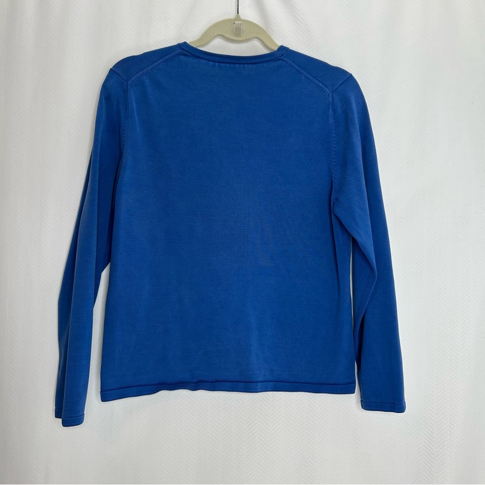 Pendleton Blue Cardigan Button Up Medium - image 4